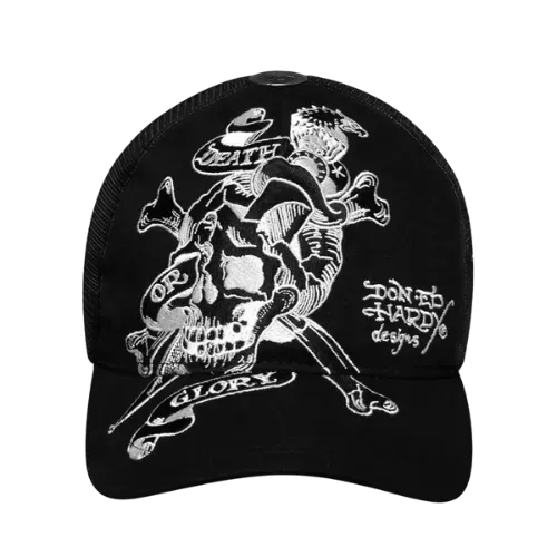 Boné Ed Hardy Trucker Deathorglory Black