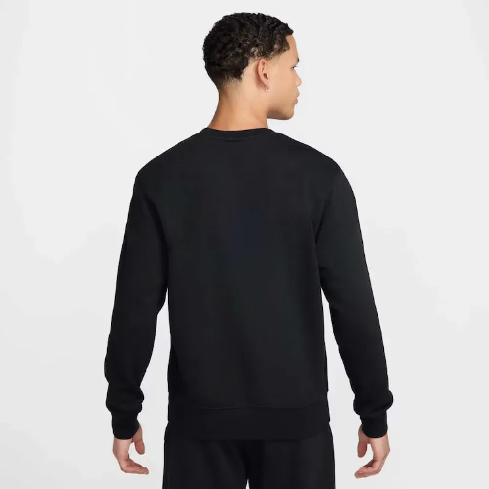 Moletom Nike Club Crew Preto foto 2