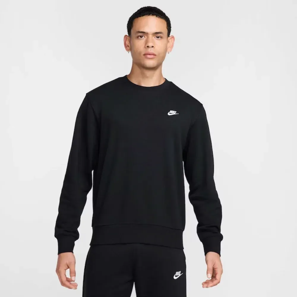 Moletom Nike Club Crew Preto foto 1