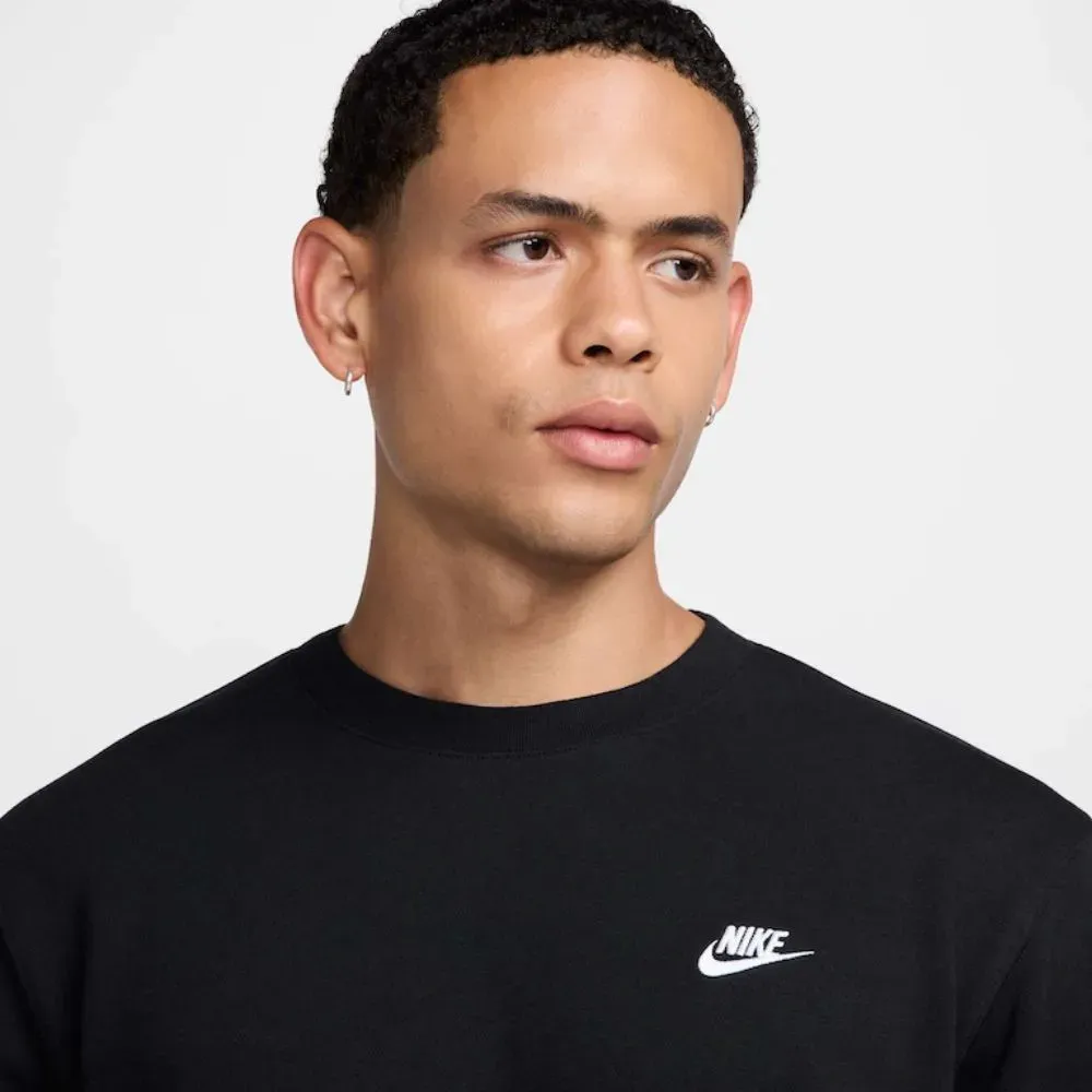 Moletom Nike Club Crew Preto foto 3