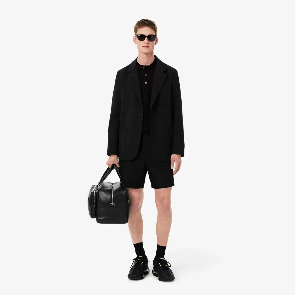 Camiseta Lacoste Polo Slim Fit Mini Piqué Stretch Black foto 2