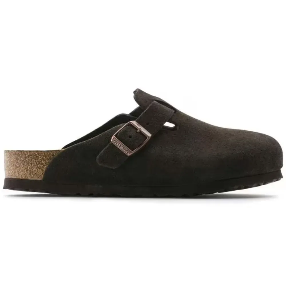 Imagem Birkenstock Clog Boston Soft Footbed Suede Leather Mocha