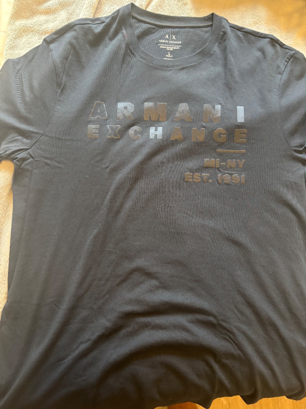 Camiseta Armani Exchange azul