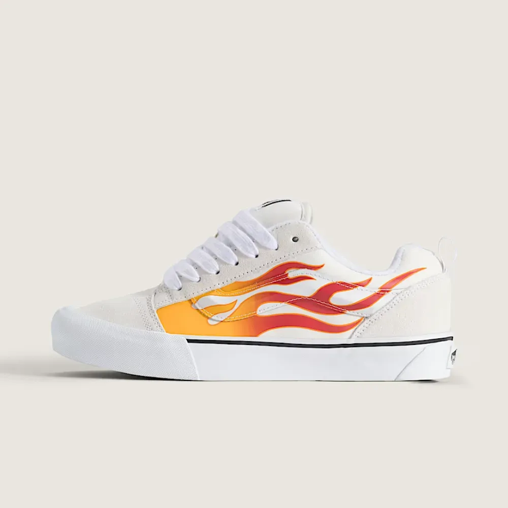 Imagem Vans Knu Skool Flame Red Orange Yellow