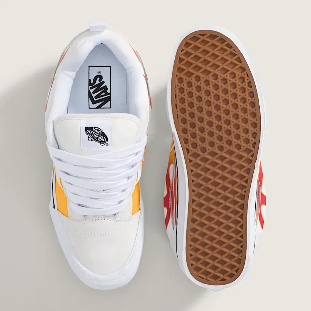 Imagem Vans Knu Skool Flame Red Orange Yellow