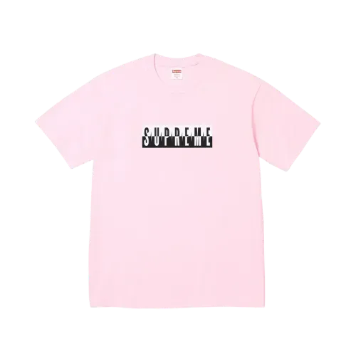 Camiseta Supreme Split Light Pink FW25-W7