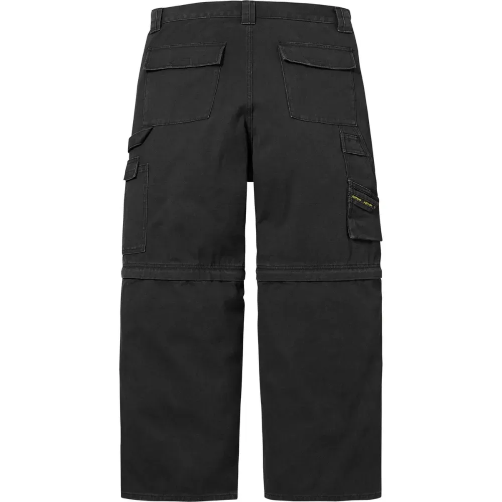 Calça Supreme Zip-Off Utility Black FW25-W7 - Droper