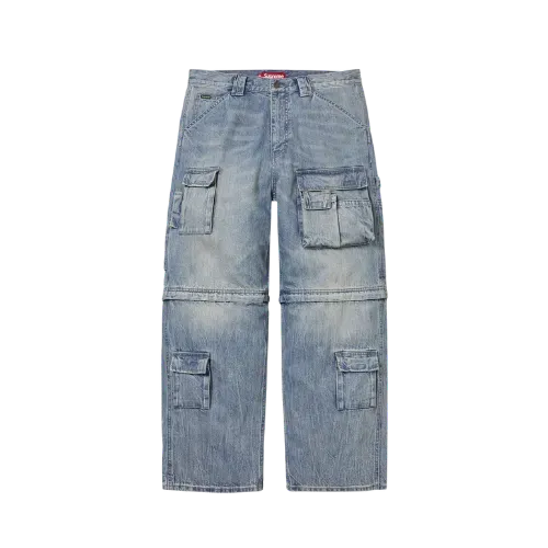 Calça Supreme Zip-Off Utility Denim FW25-W7 - Droper