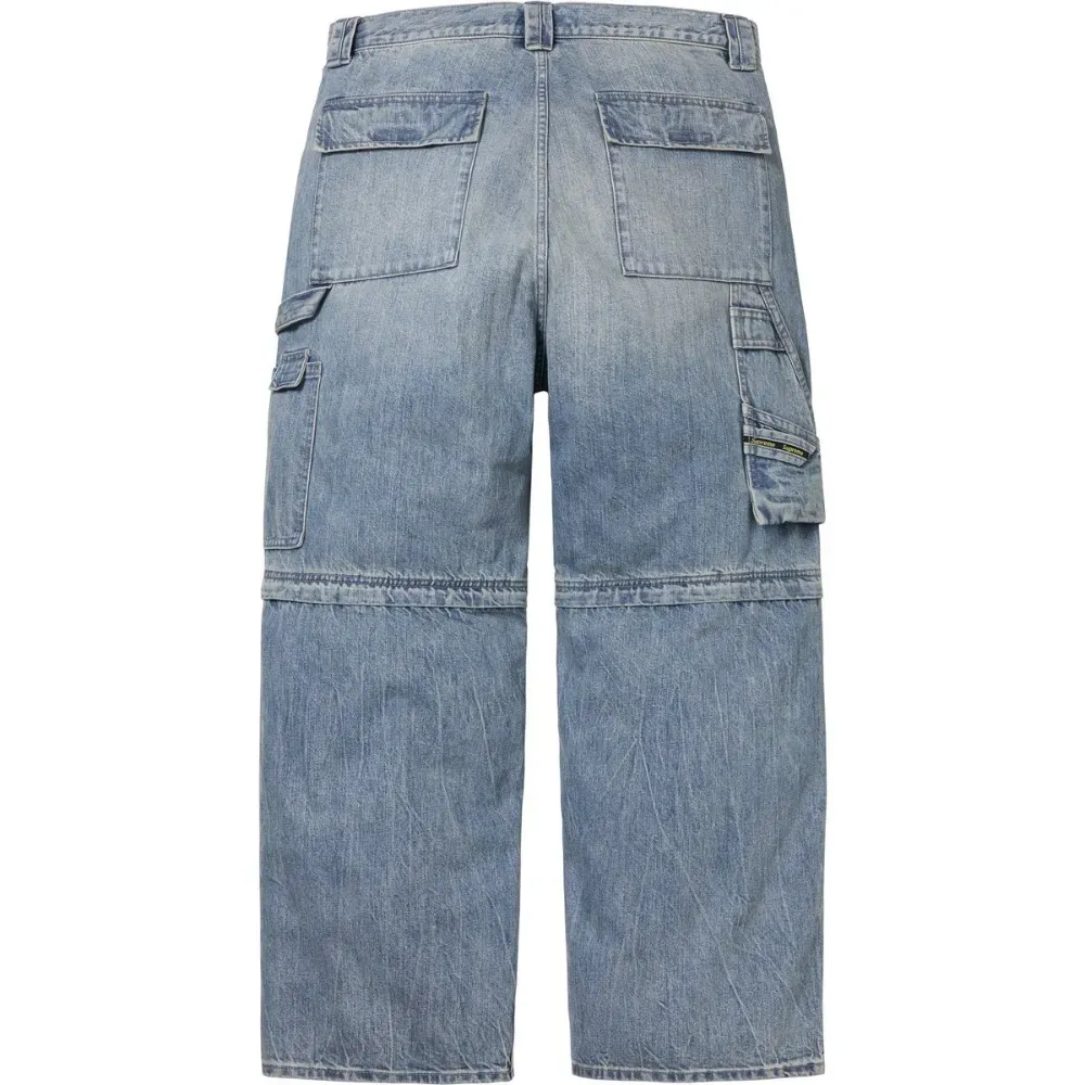 Calça Supreme Zip-Off Utility Denim FW25-W7 - Droper