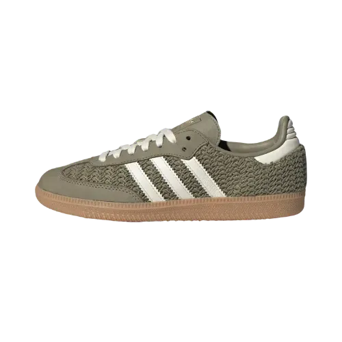 adidas Samba OG Crochet Orbit Green Cream White Gum - Droper