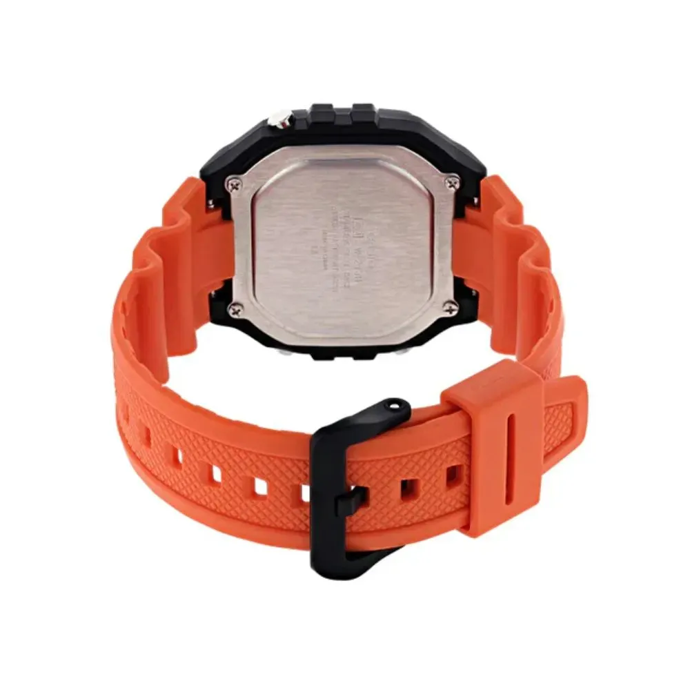 Relógio Casio G-Shock Quartz Sports Waterproof OrangeBlack W-218H