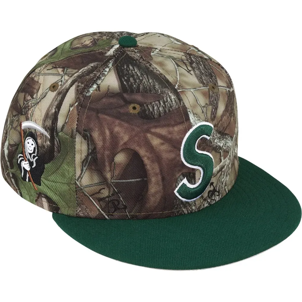New Era x Supreme Boné Reaper S Logo TrueTimber HTC Fall Camo FW25
