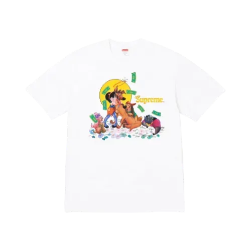 Camiseta Supreme All Dogs Go To Heaven White FW25-W7 - Droper