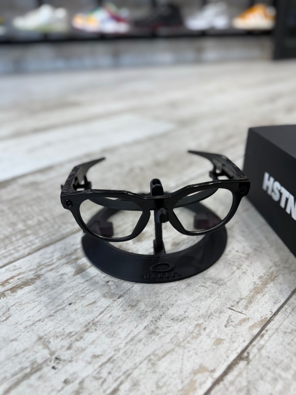 Meta x Oakley HSTN Clear Black