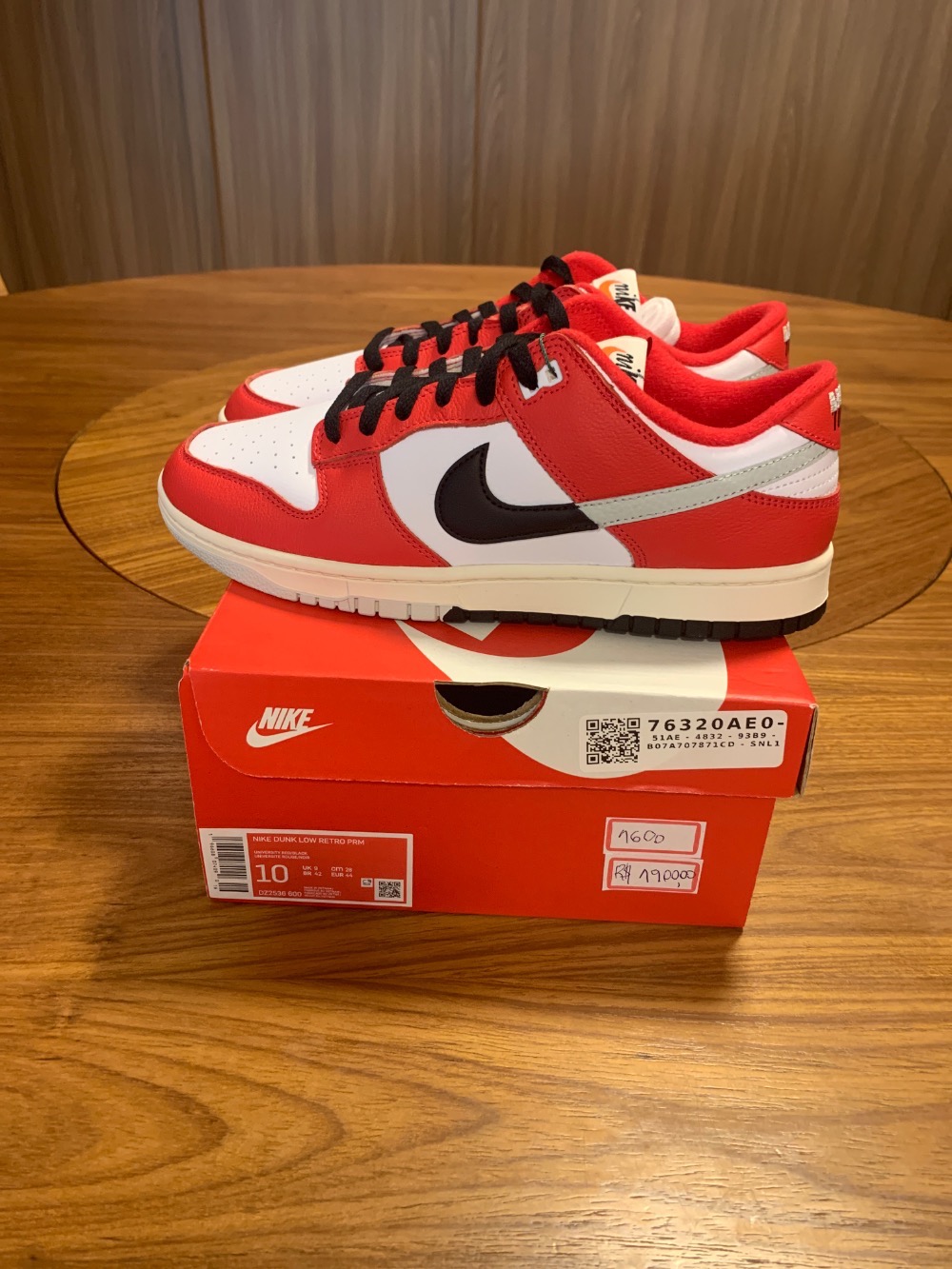 Nike Dunk Low Premium Chicago Split — 42, Novo