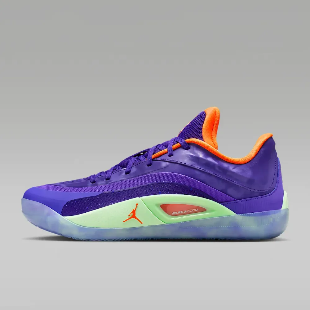 Air Jordan Zion 4 Court Purple Psychic Purple Vapor Green Total