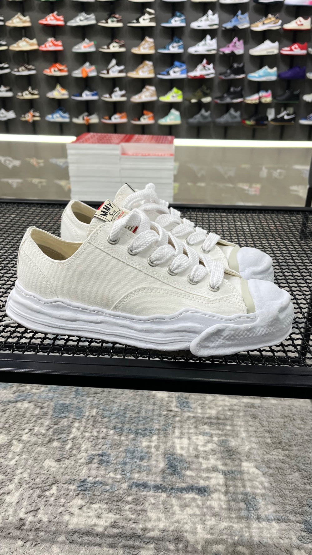 Maison Mihara Yasuhiro Hank OG Sole Canvas Low White
