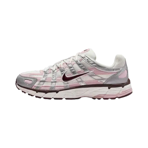 Nike P-6000 Summit White Metallic Silver Burgundy Crush Plum Chalk