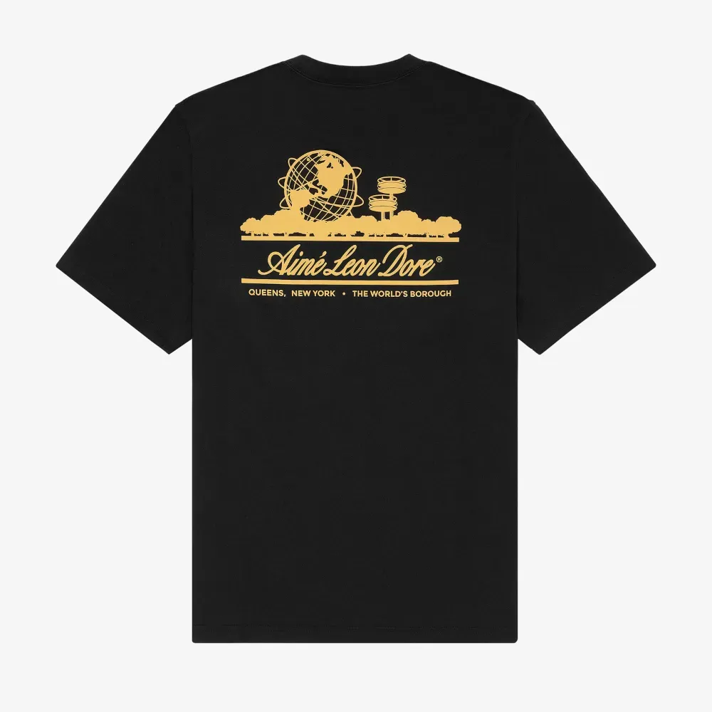 Camiseta Aimé Leon Dore Unisphere Jet Black - Droper