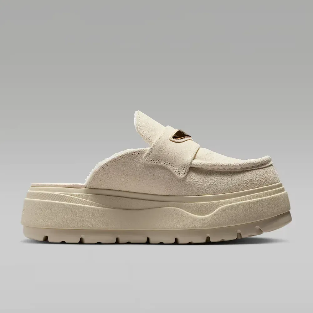 Air Jordan Mule Soft Pearl Coconut Milk Metallic Gold foto 3