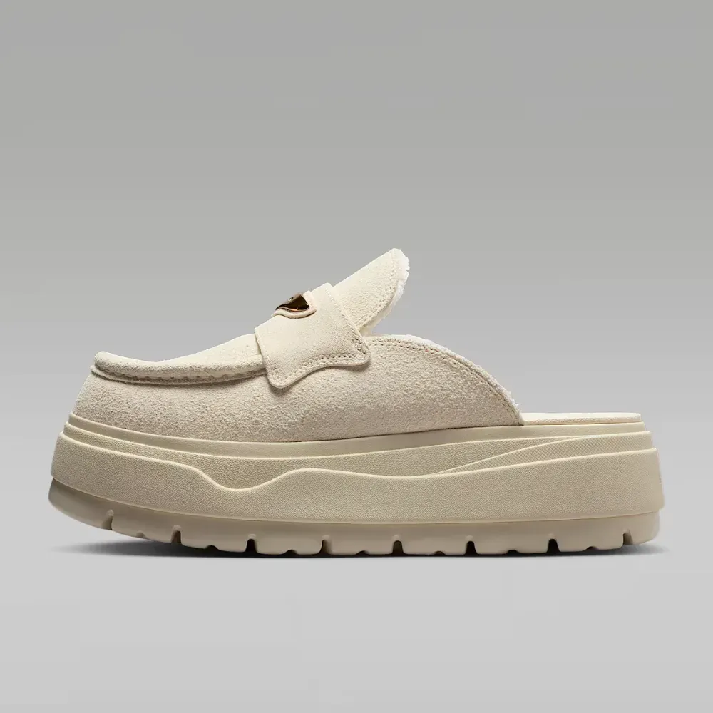 Air Jordan Mule Soft Pearl Coconut Milk Metallic Gold foto 1