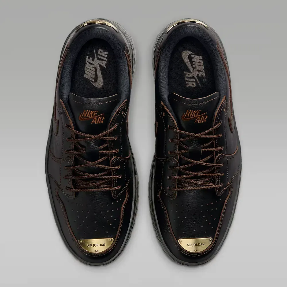 Air Jordan 1 Low Brooklyn Black - Droper