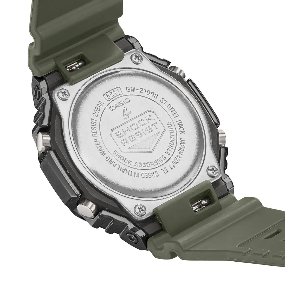 Relógio Casio G-Shock Green GM-2100B-3A - Droper