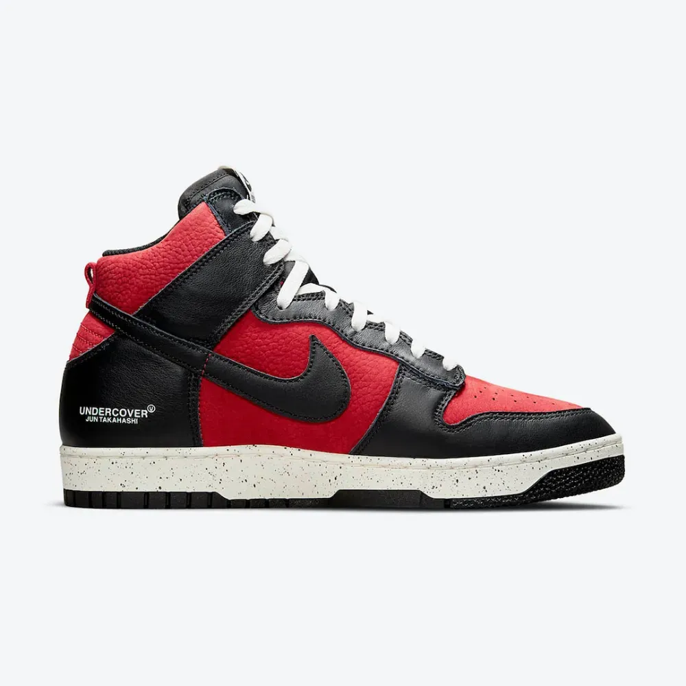 Undercover x Nike Dunk High 1985 Gym Red - Droper