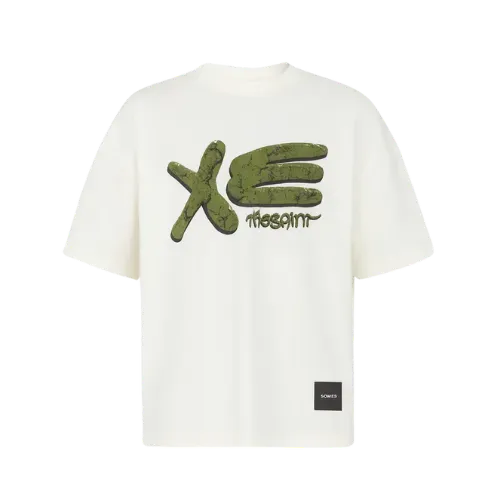 Camiseta THE SAINT Oversized Solo Off White - Droper