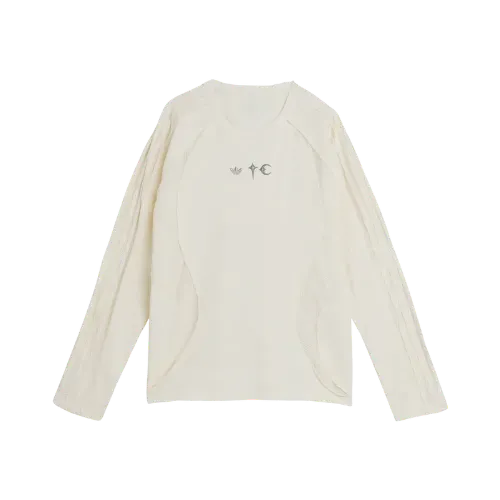 Thug Club x adidas Teamgeist Long Sleeve Cream White - Droper
