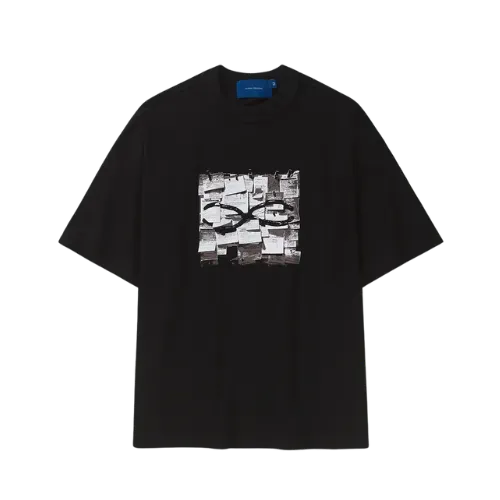 Camiseta Quadro Creations QC Notes Boxy Black - Droper