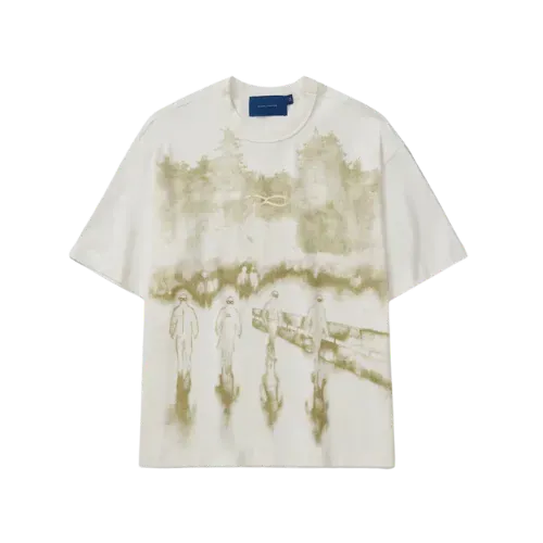 Camiseta Quadro Creations QC Paint Boxy Off White