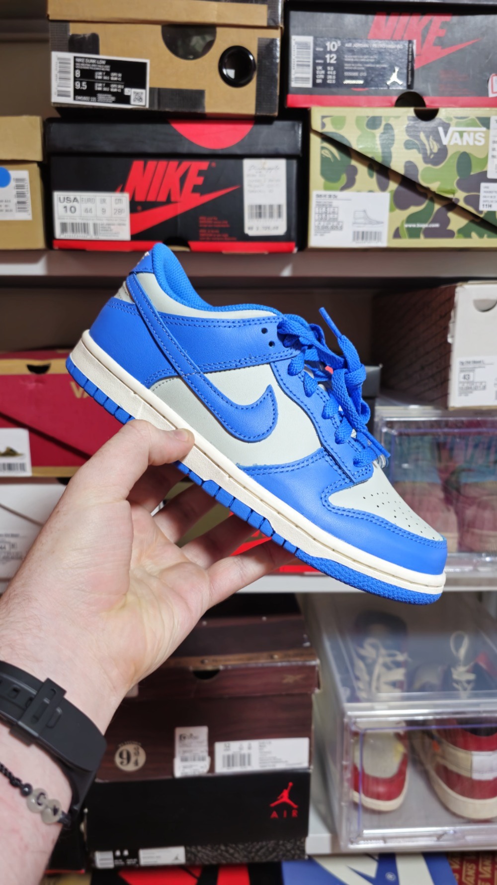 Nike Dunk Low GS Silver Sail Light Photo Blue — 36, Novo
