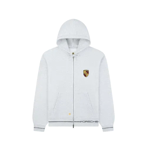 Porsche x Aimé Leon Dore Moletom Full-Zip Silver Mix