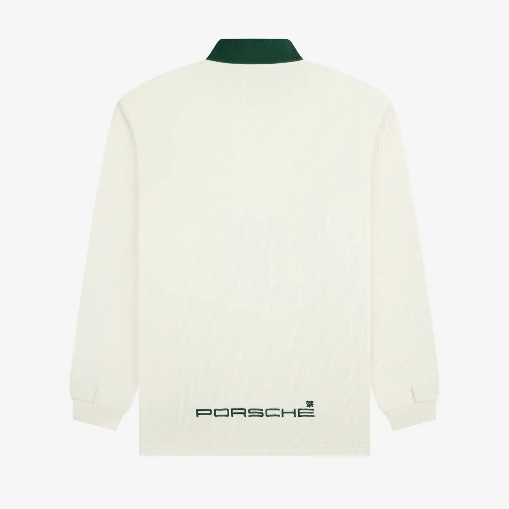 Porsche x Aimé Leon Dore Camiseta Crest Rugby Pristine - Droper