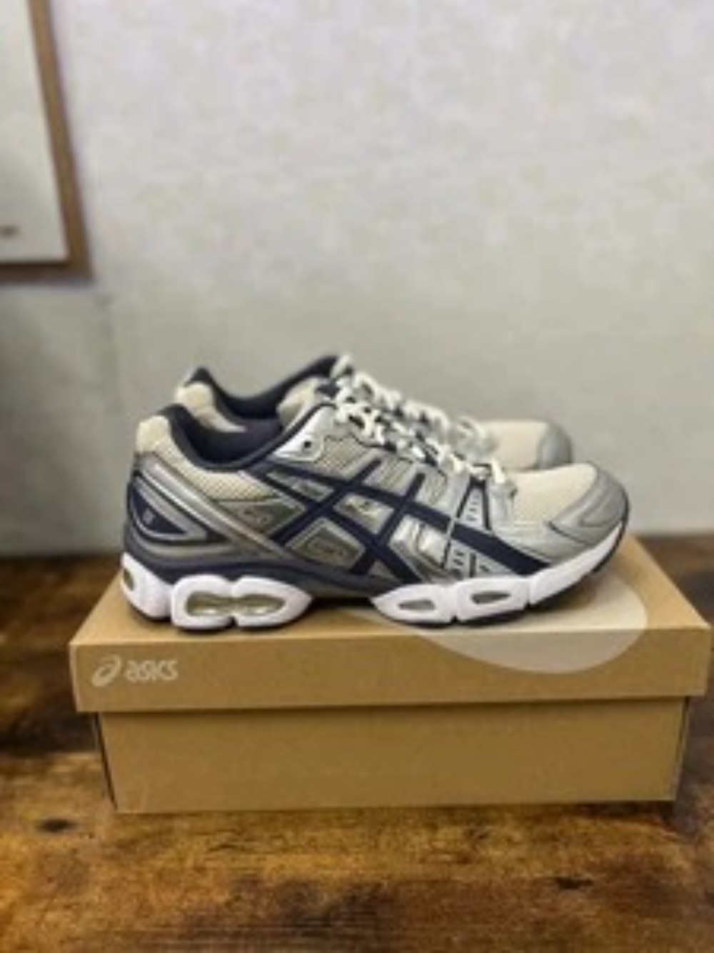 Asics Gel-Nimbus 9 Oatmeal Indigo Fog