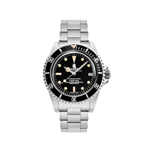 Relógio BAPE Vintage Type 1 BAPEX Silver