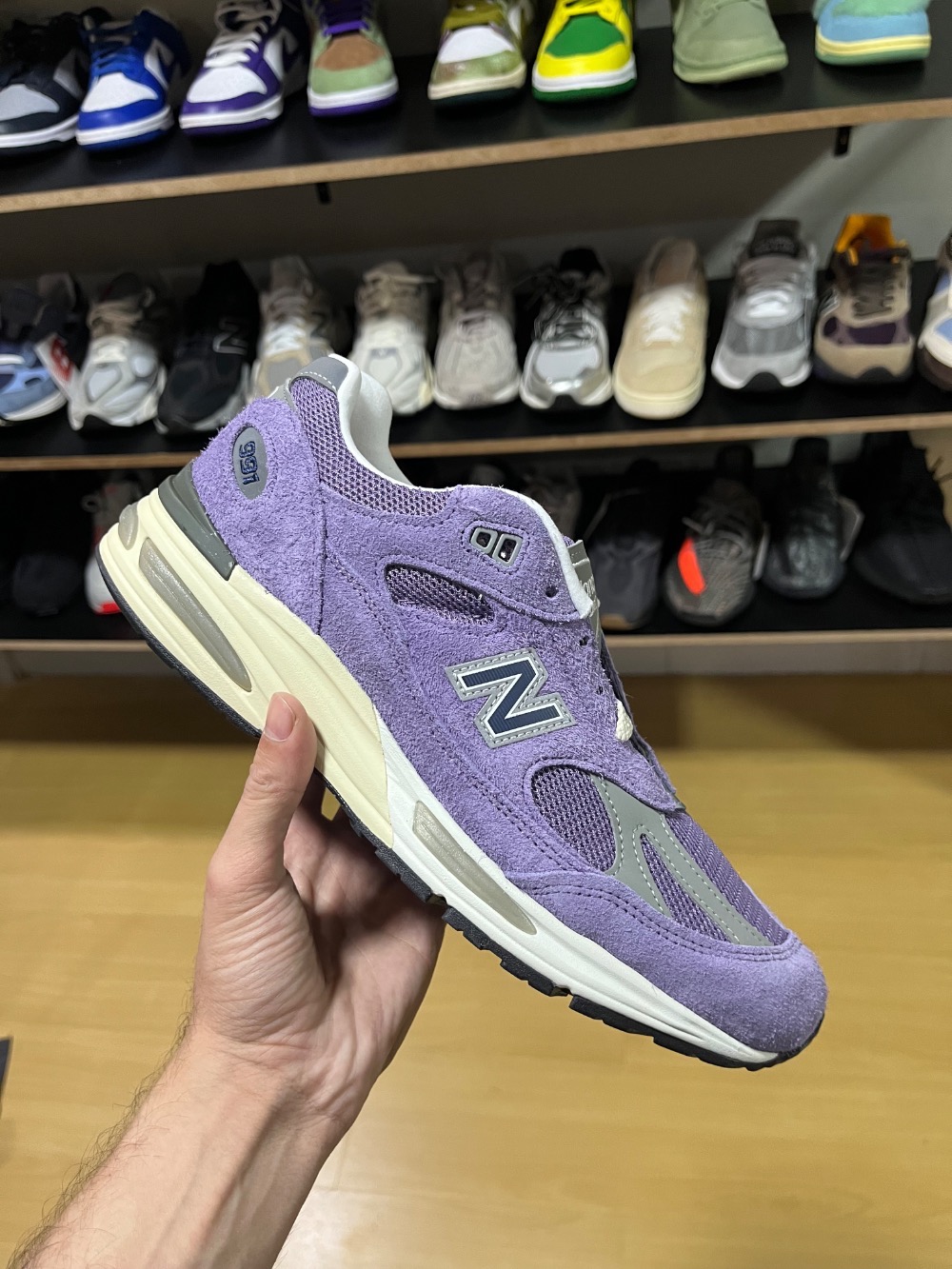 New Balance 991 Made In UK Grounded Pastels Dusk Purple Sage