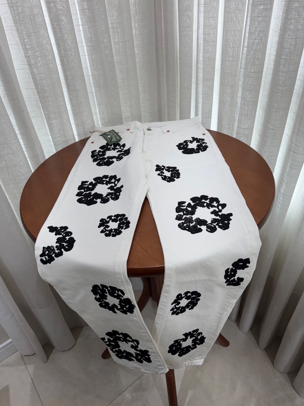 Levis x Denim Tears Calça 501 Jeans Inverted White