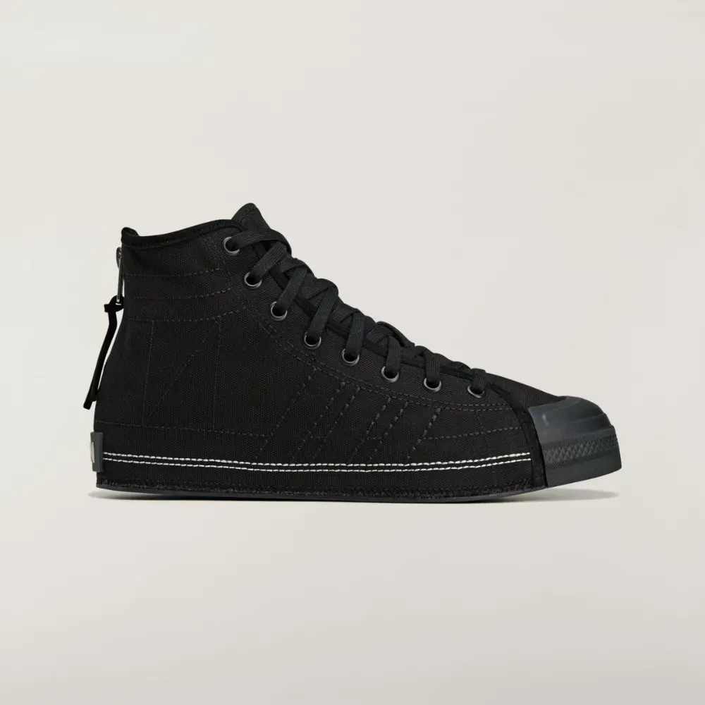 Y-3 x adidas Nizza Hi Black Off White - Droper