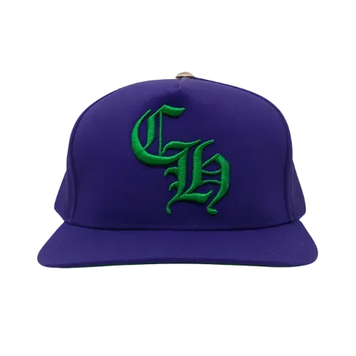 Boné Chrome Hearts CH Baseball Purple Green - Droper