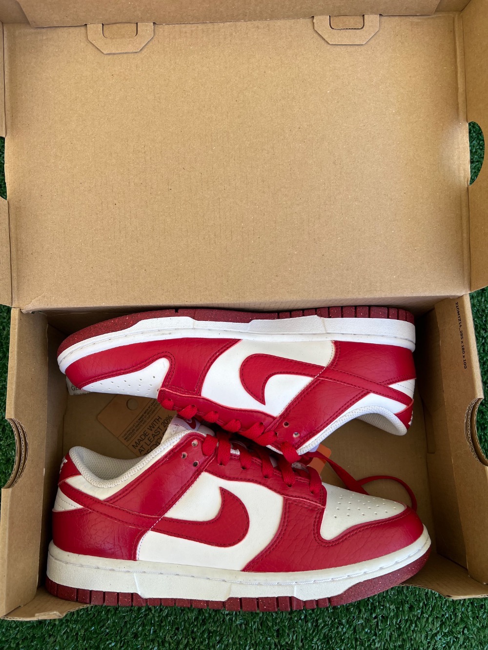 Nike Dunk Low Next Nature White Gym Red — 36, Novo