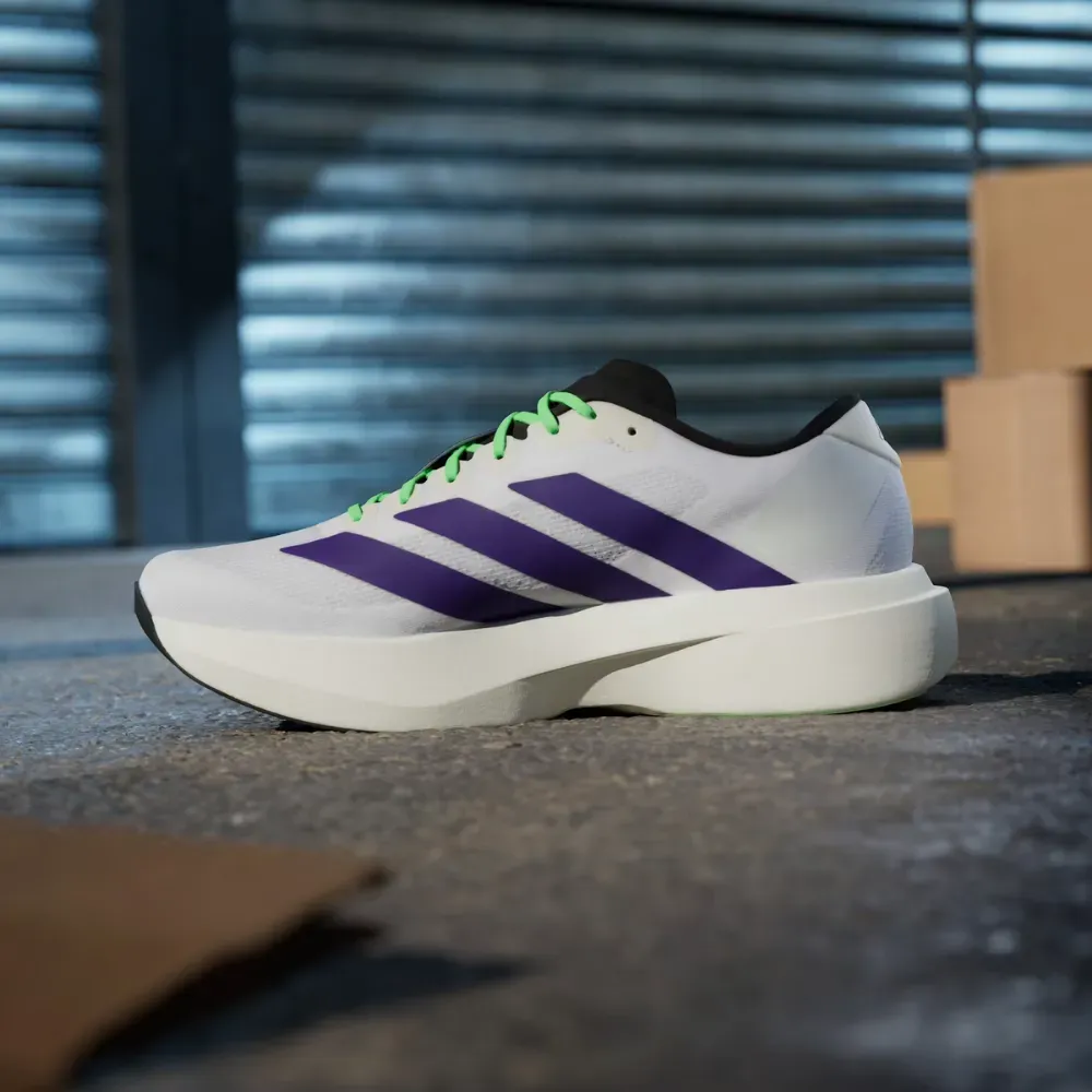 Imagem adidas Adizero Evo SL Cloud White Collegiate Purple Lime Burst