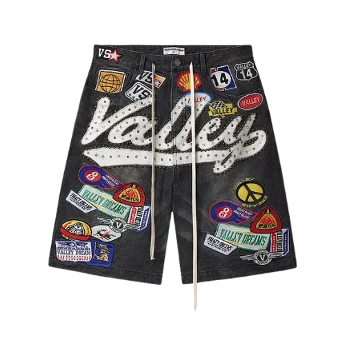 Jorts Vale Lives Forever 1980s Black