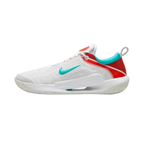 Nike Zoom Court NTX White Habanero Red Washed Teal