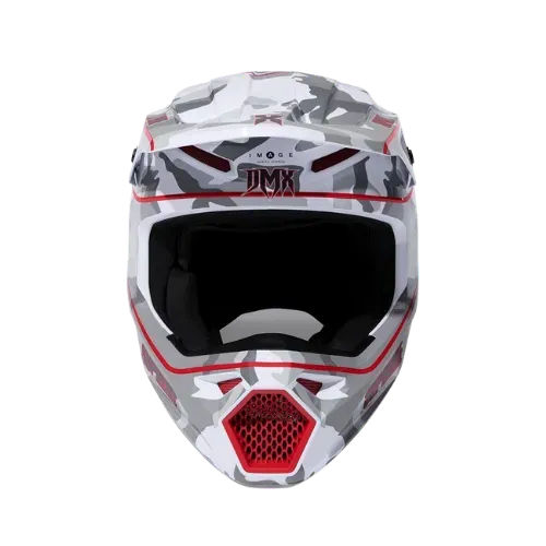 Fox Racing x Supreme Capacete DMX V1 Snow Camo FW25-W9