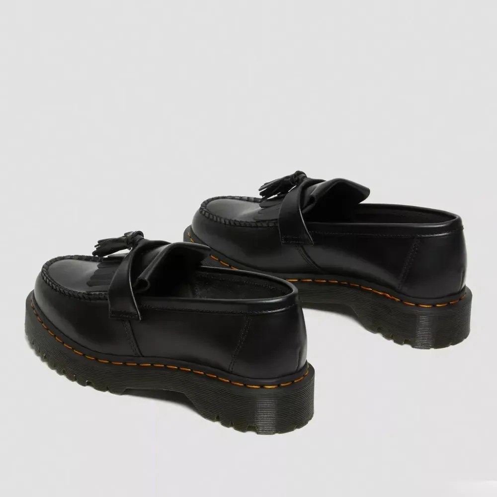 Dr.Martens Loafers Adrian Bex Smooth Leather Tassel Black - Droper