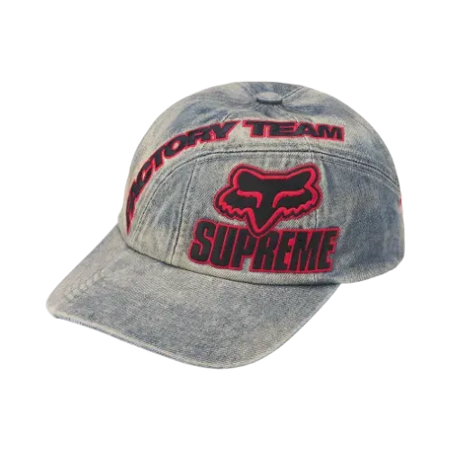 Fox Racing x Supreme Boné 6-Panel Denim FW25-W9 - Droper