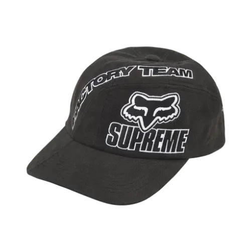 Fox Racing x Supreme Boné 6-Panel Black FW25-W9 - Droper