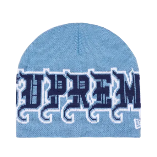 New Era x Supreme Touca Outline Beanie Light Blue FW25-W9
